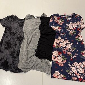 Floral and Solid Dresses Bundle